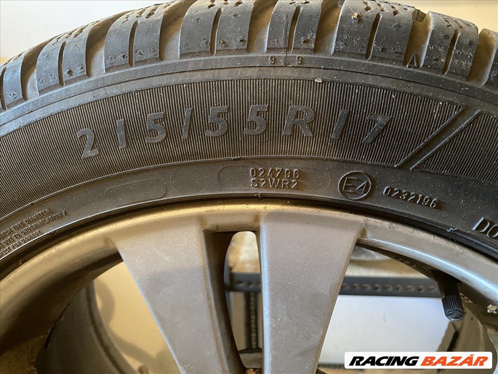  17" használt PLW alufelni, rajta 215/55 használt Dunlop téli gumi gumi  3. kép