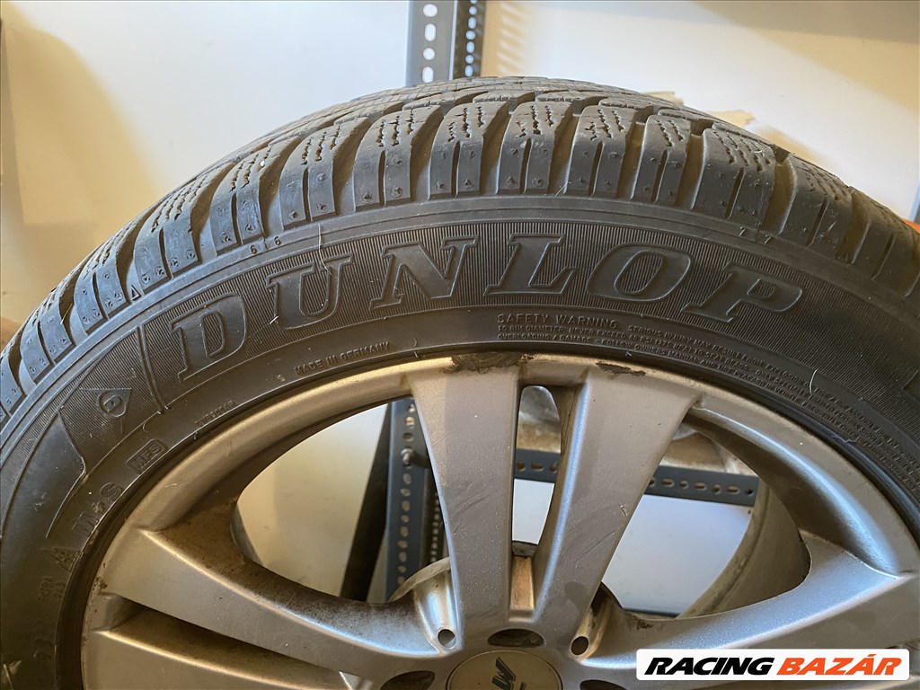  17" használt PLW alufelni, rajta 215/55 használt Dunlop téli gumi gumi  4. kép