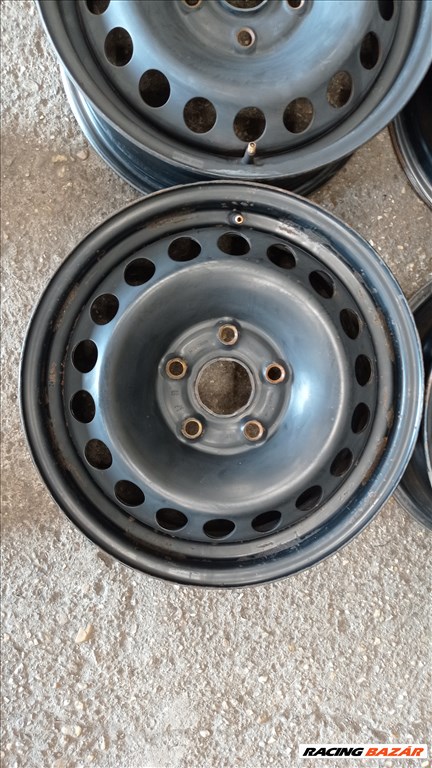  5x112 lyukosztású 6JJ 15" használt (gyári felni) lemezfelni 2. kép