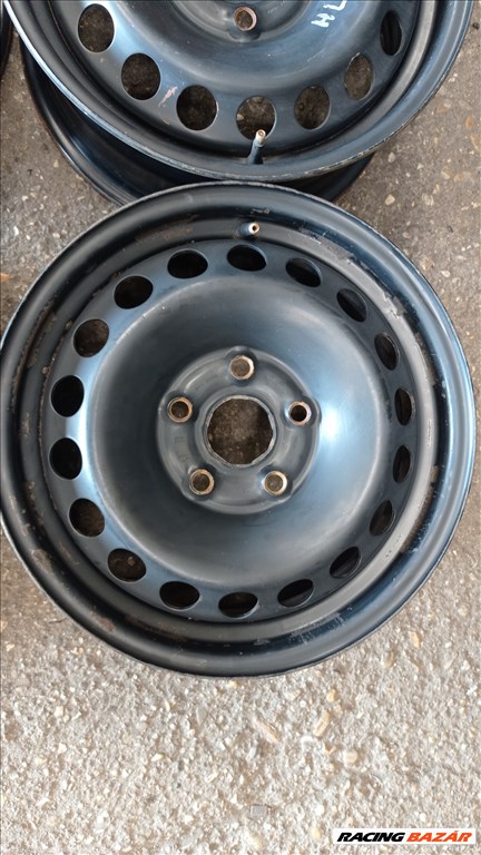  5x112 lyukosztású 6JJ 15" használt (gyári felni) lemezfelni 3. kép