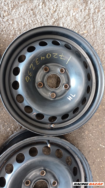  5x112 lyukosztású 6JJ 15" használt (gyári felni) lemezfelni 4. kép