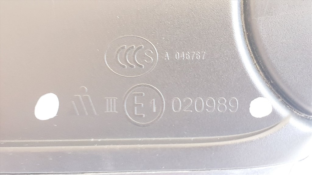 508924 Skoda Octavia 2, 2011, Jobb Visszapillantó Tükör, 6 Vezeték, E1020989, Indexes 6. kép