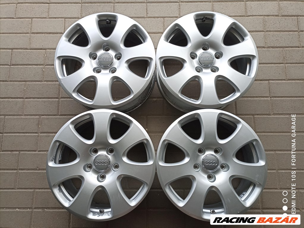 5x130 18" Audi Q7 (4L0) használt alufelni garnitúra +TPMS (R) 1. kép