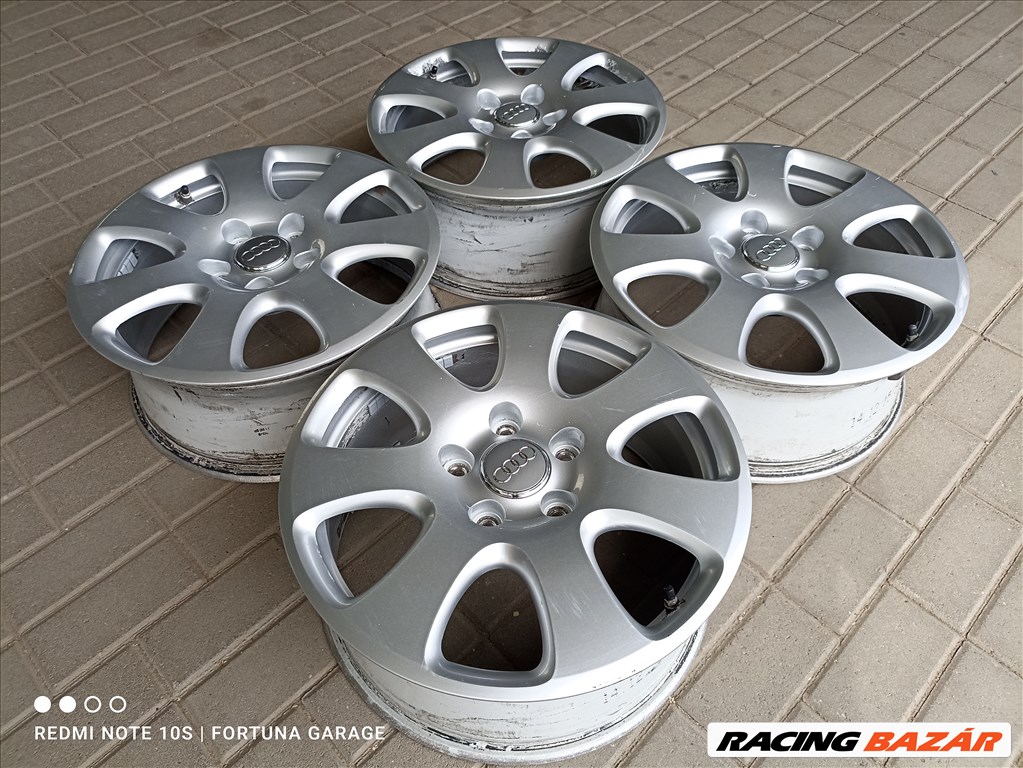 5x130 18" Audi Q7 (4L0) használt alufelni garnitúra +TPMS (R) 2. kép