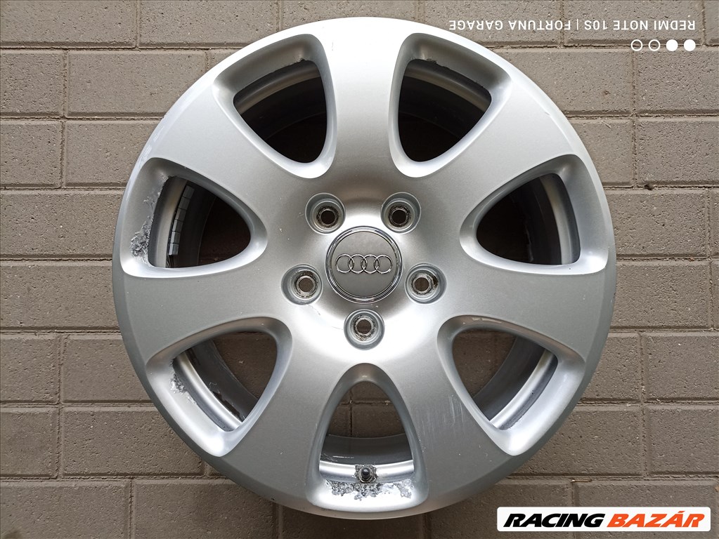 5x130 18" Audi Q7 (4L0) használt alufelni garnitúra +TPMS (R) 4. kép