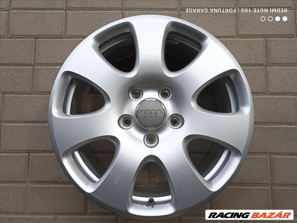 5x130 18" Audi Q7 (4L0) használt alufelni garnitúra +TPMS (R) 6. kép