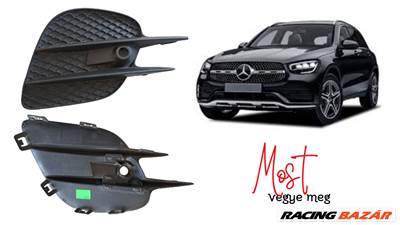 Mercedes GLC-osztály X253 C253 bal első ködlámpa takaró 2538853600
