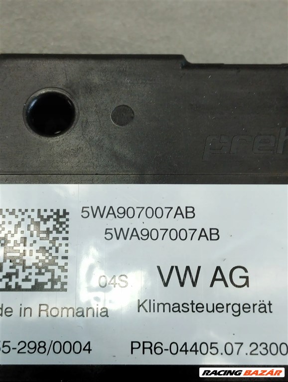 klíma vezérlő modul 5wa907007ab 2. kép