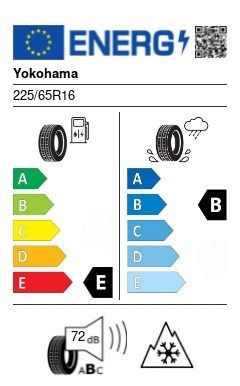 Yokohama BluEarth-Winter WY01 225/65 R16C 112/110R kisteher téli gumi 2. kép