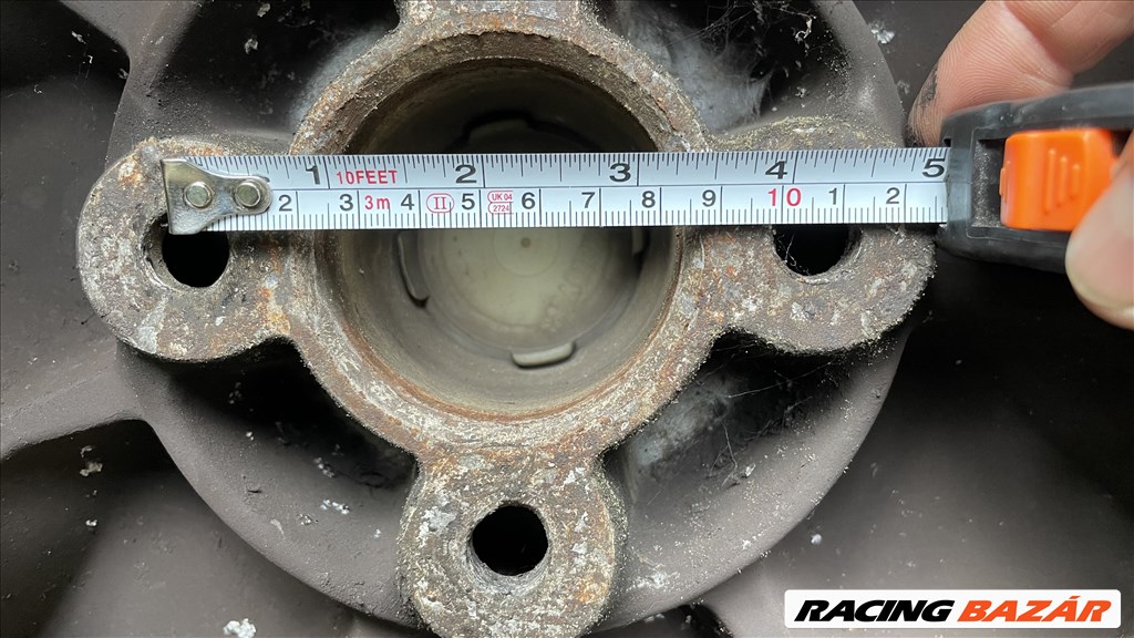  4x108 lyukosztású 15" használt alufelni, rajta 195/60 használt Dunlop nyári gumi 8. kép
