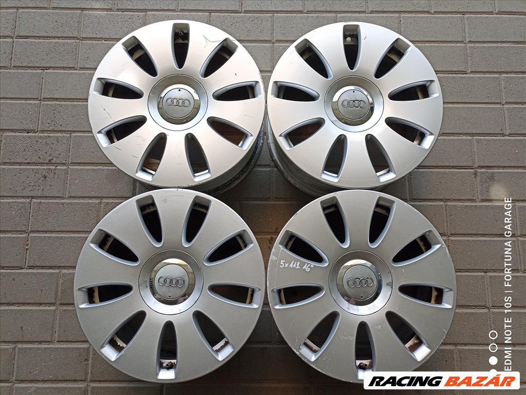  5x112 16" Audi A4 (8E0) használt alufelni garnitúra  1. kép