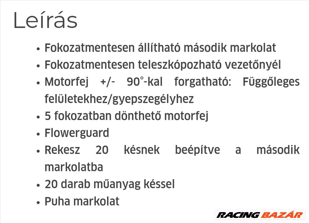 Eladó,Enhell akus szegély nyíró nyíró 16. kép