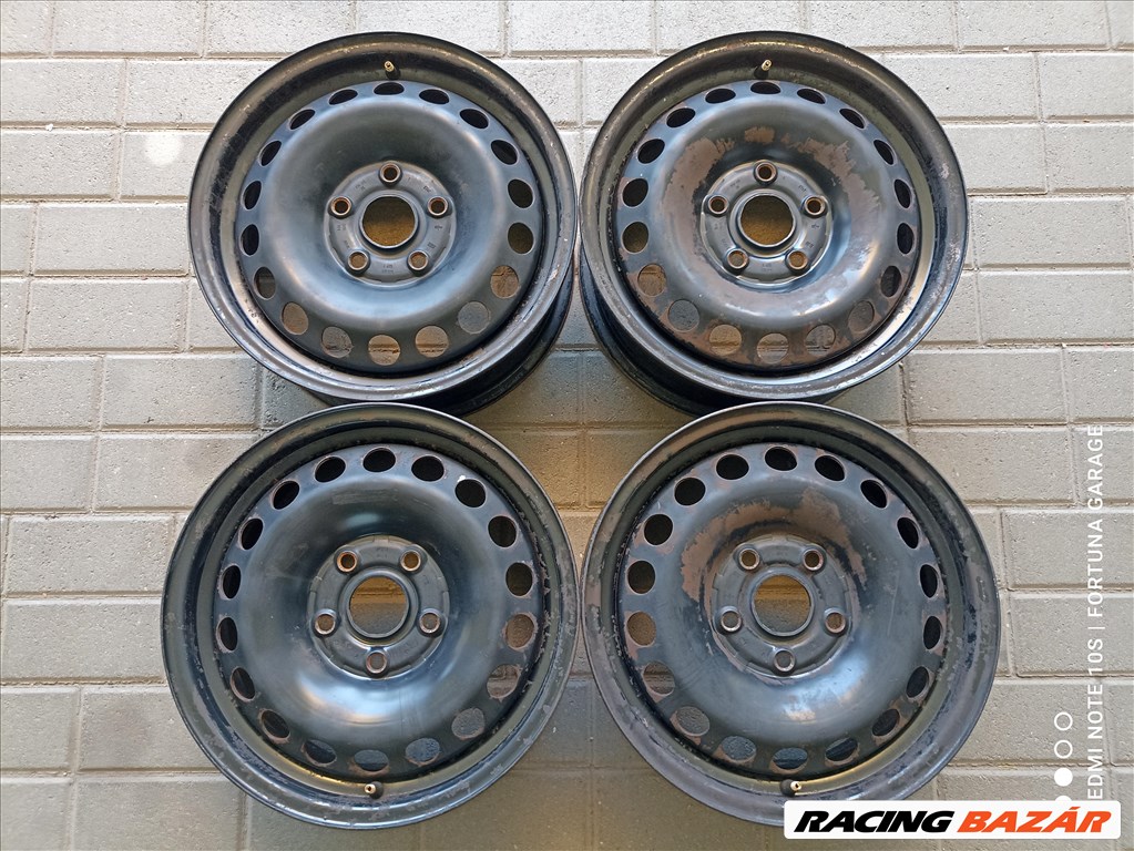 5x112 15" Volkswagen használt lemezfelni garnitúra (R422) 1. kép