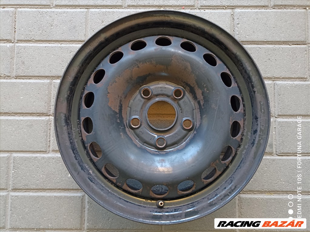 5x112 15" Volkswagen használt lemezfelni garnitúra (R422) 3. kép