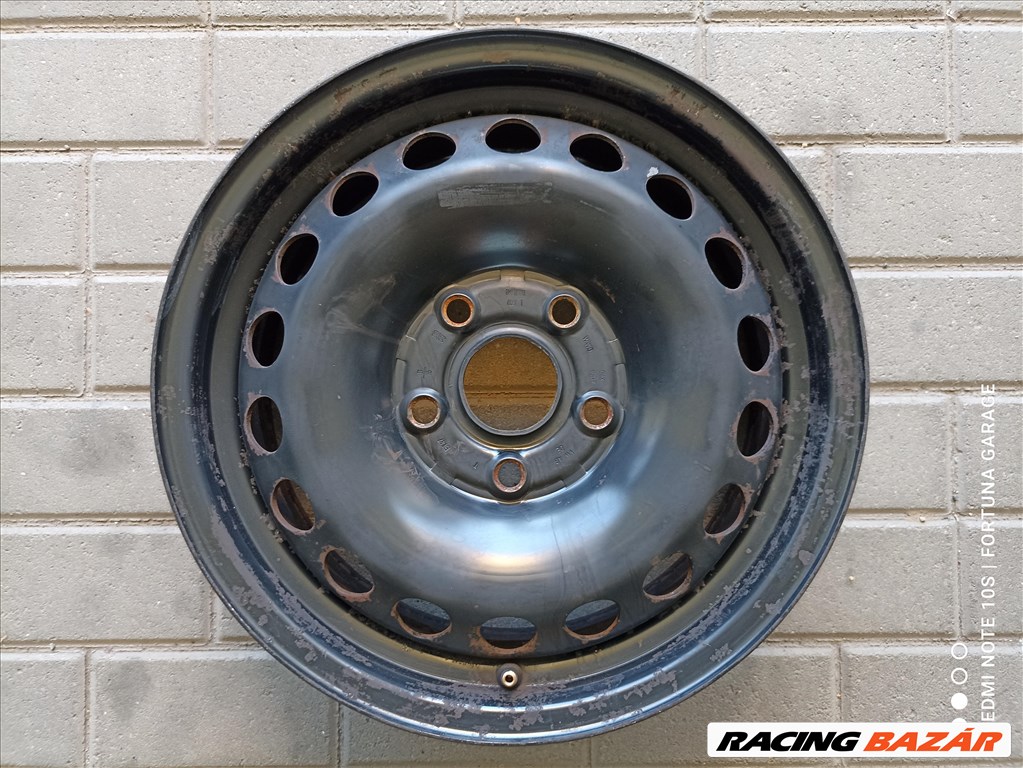 5x112 15" Volkswagen használt lemezfelni garnitúra (R422) 4. kép