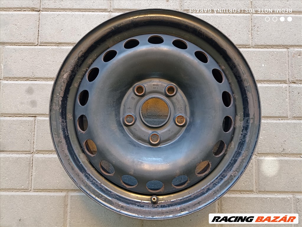 5x112 15" Volkswagen használt lemezfelni garnitúra (R422) 5. kép