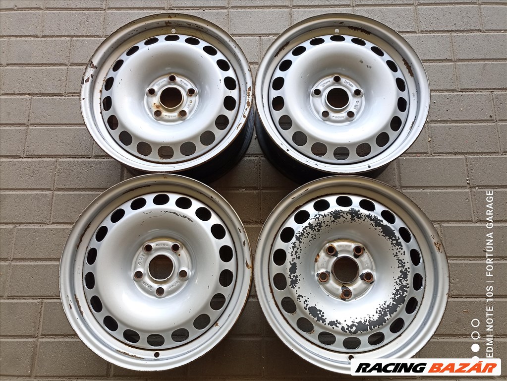5x112 16" Volkswagen használt lemezfelni garnitúra (431) 1. kép