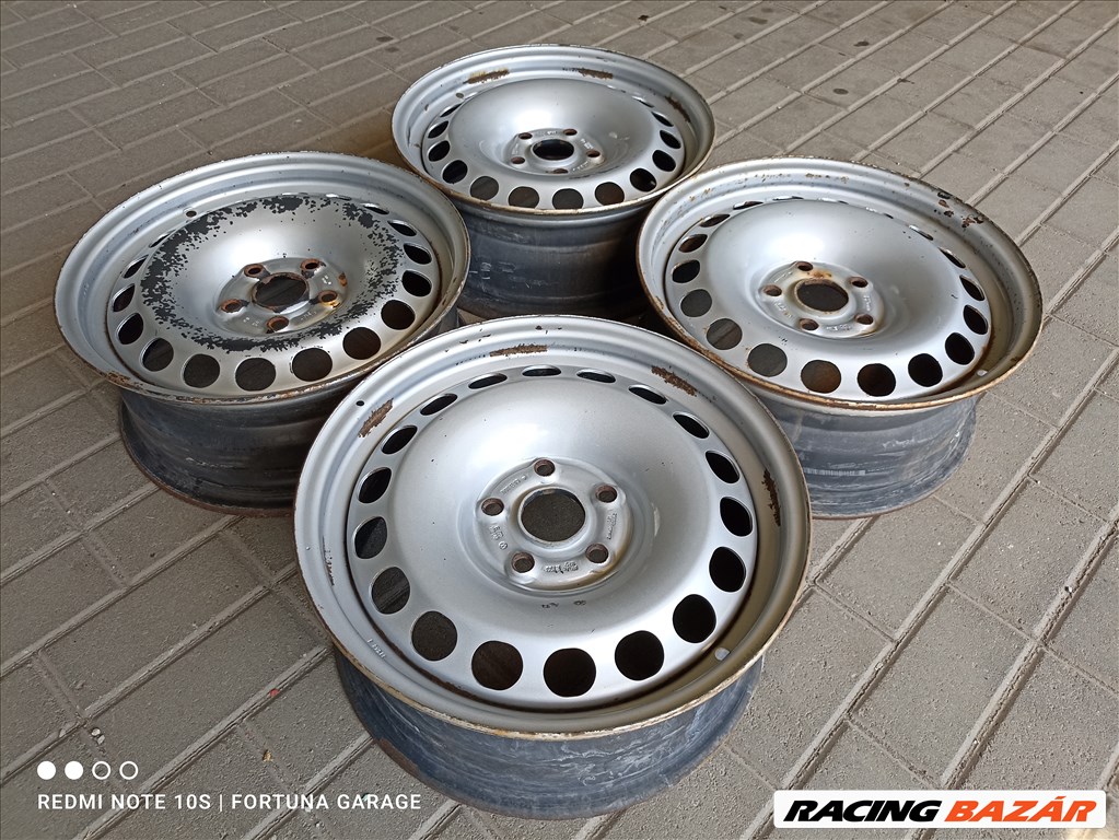 5x112 16" Volkswagen használt lemezfelni garnitúra (431) 2. kép