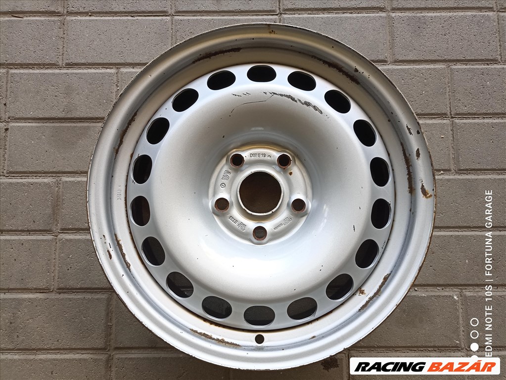 5x112 16" Volkswagen használt lemezfelni garnitúra (431) 3. kép
