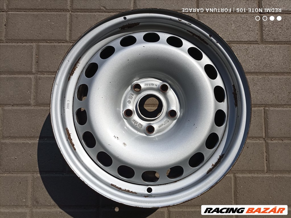 5x112 16" Volkswagen használt lemezfelni garnitúra (431) 4. kép