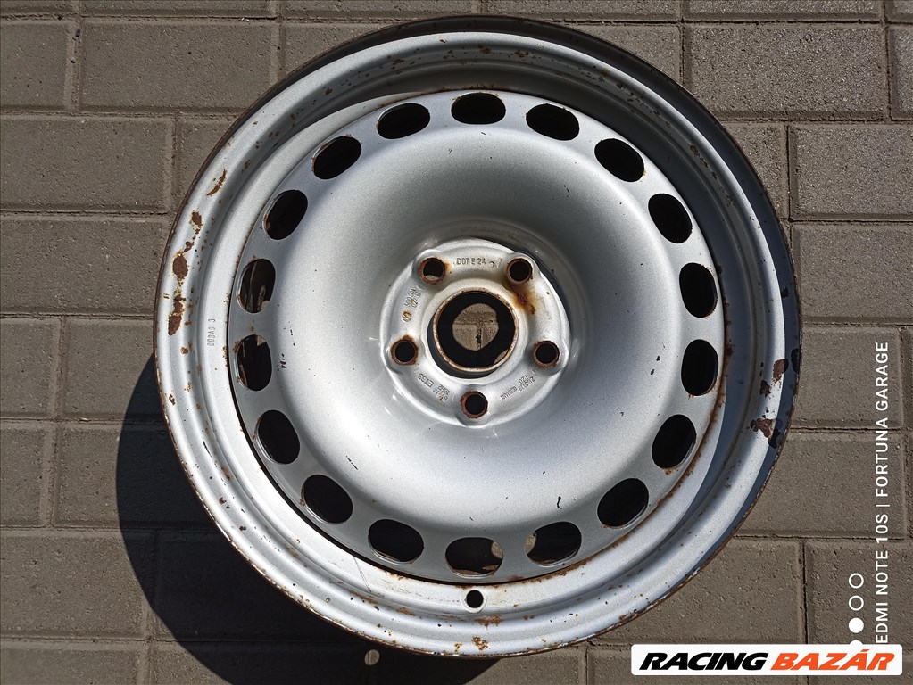 5x112 16" Volkswagen használt lemezfelni garnitúra (431) 6. kép