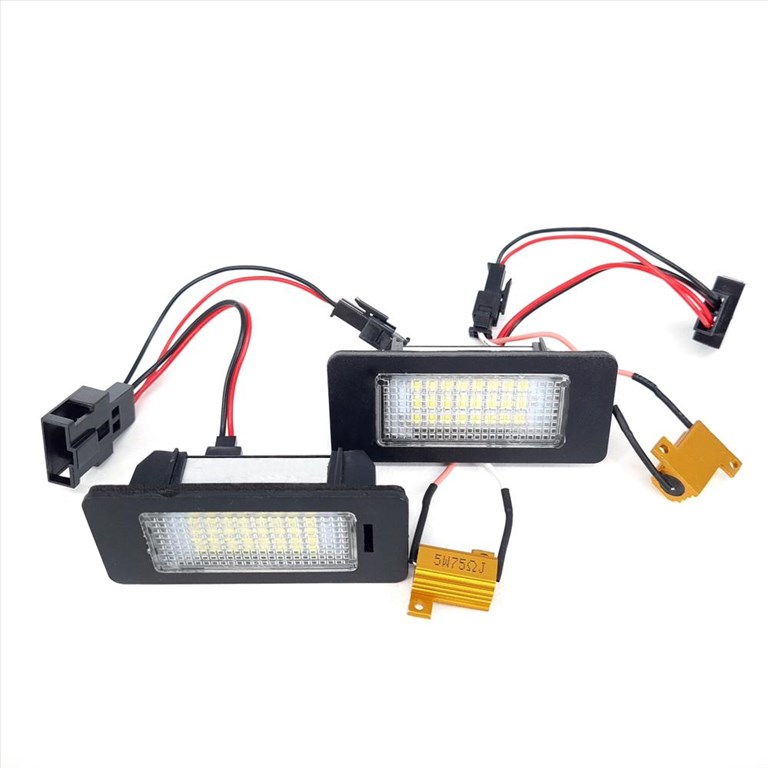 Audi A1 A4 A5 A6 A7 A7 Q5 TT TTS Skoda Fabia Superb Yeti LED rendszám, rendszámtábla világítás - LEDes - 8T0943021 8T0943021A ✔️ 1. kép