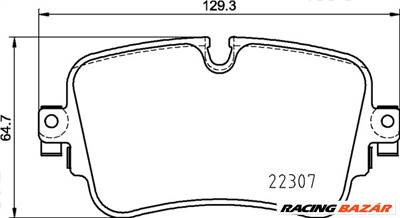 BREMBO P 85 161 - fékbetét AUDI VW