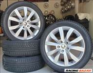 5x112 Gyári Skoda Octavia III alufelni 205/50 R17 téli gumik   /K216