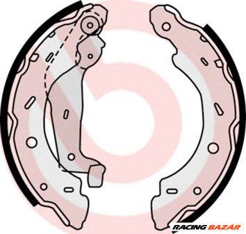 BREMBO S 50 504 - fékpofakészlet SMART