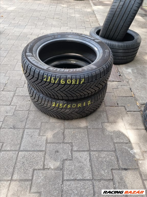  215/6017" újszerű Michelin Alpin 6 téli gumi 2db  1. kép