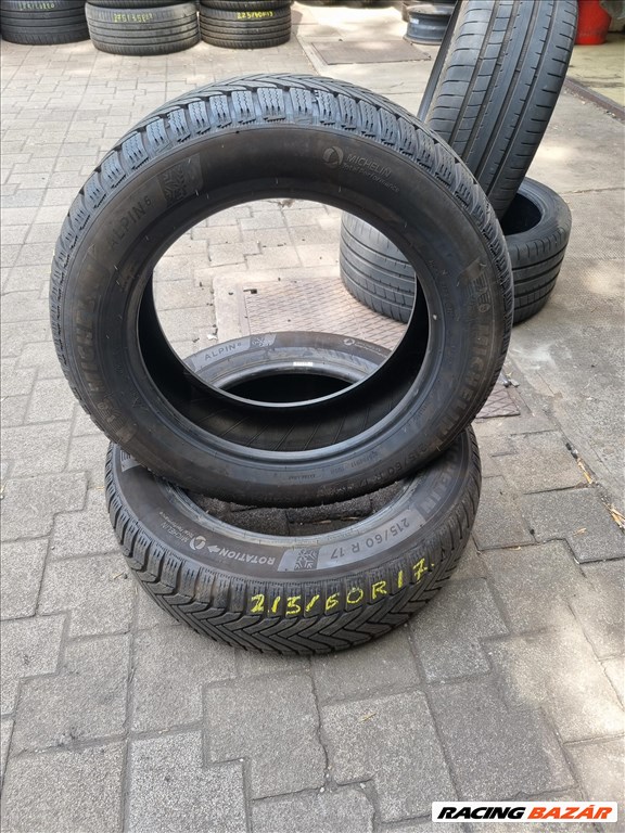  215/6017" újszerű Michelin Alpin 6 téli gumi 2db  2. kép