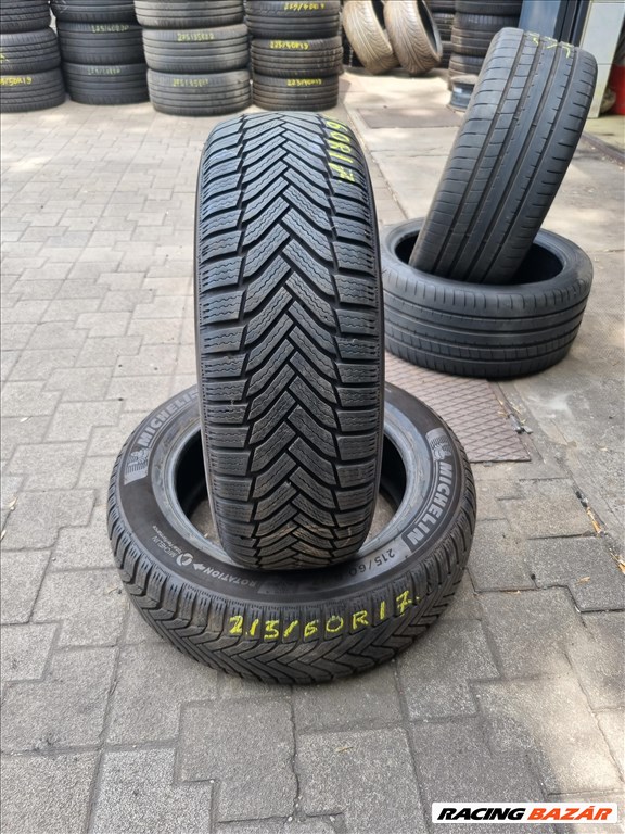  215/6017" újszerű Michelin Alpin 6 téli gumi 2db  3. kép