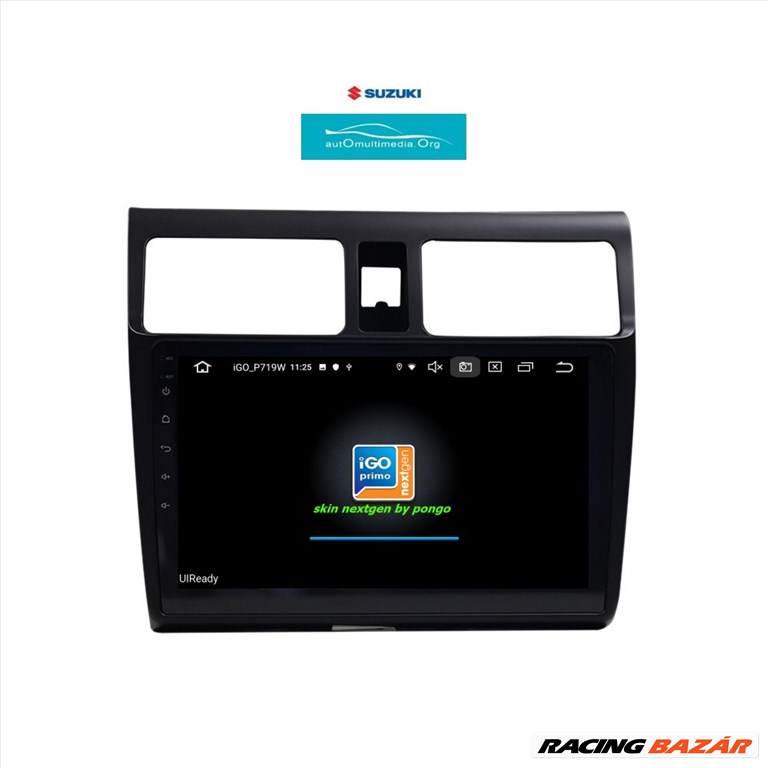 Suzuki Swift Android CarPlay Multimédia, Rádió, GPS, Wifi, Bluetooth, Tolatókamerával 3. kép