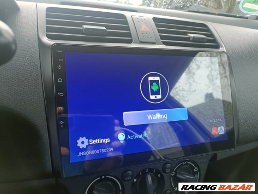 Suzuki Swift Android CarPlay Multimédia, Rádió, GPS, Wifi, Bluetooth, Tolatókamerával 6. kép