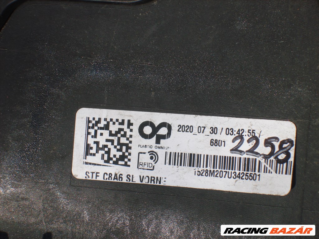 Audi A6 4K S-Line mosós első lökhárító 4K0807437C 2018-tól 5. kép