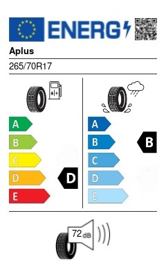 Aplus A929 A/T 265/70 R17 113T off road, 4x4, suv nyári gumi 2. kép