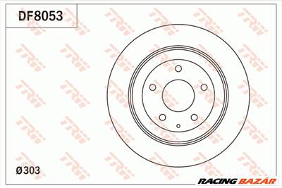 TRW DF8053 - féktárcsa HONGQI MAZDA MAZDA (CHANGAN)