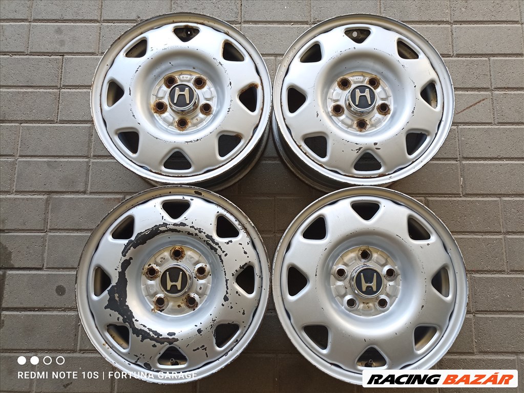 5x114.3 15" Honda CRV használt lemezfelni garnitúra (424) 1. kép