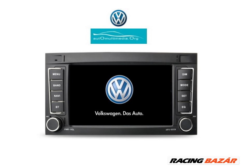 VOLKSWAGEN TOUAREG T5 Multivan ANDROID MULTIMÉDIA, RÁDIÓ, WIFI, GPS, BLUETOOTH TOLATÓKAMERÁVAL! 1. kép