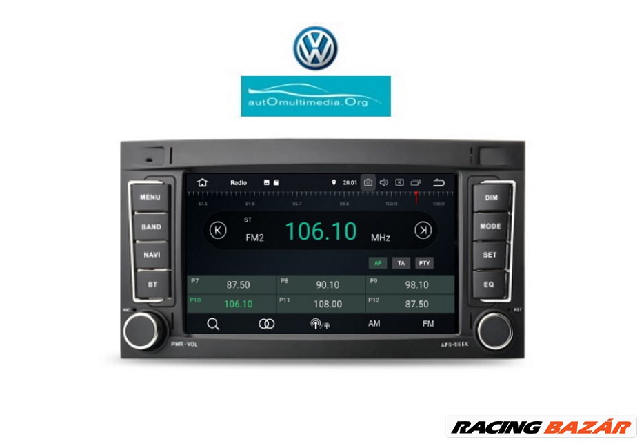 VOLKSWAGEN TOUAREG T5 Multivan ANDROID MULTIMÉDIA, RÁDIÓ, WIFI, GPS, BLUETOOTH TOLATÓKAMERÁVAL! 3. kép