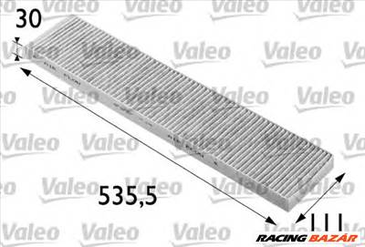 VALEO 698696 - pollenszűrő FORD SEAT VW