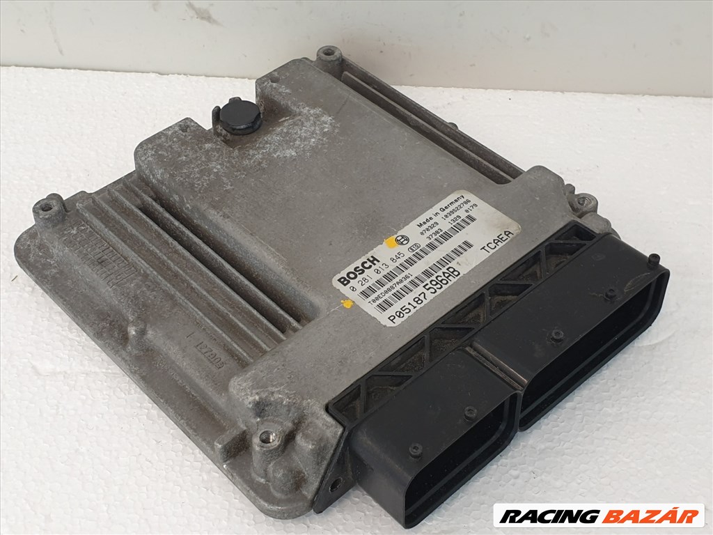 502846 Jeep Patriot, Motorvezérlő, Ecu, P05187596AB, 0281013845 Bosch 2. kép