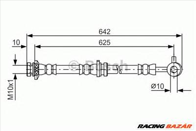 BOSCH 1 987 481 573 - fékcső NISSAN RENAULT