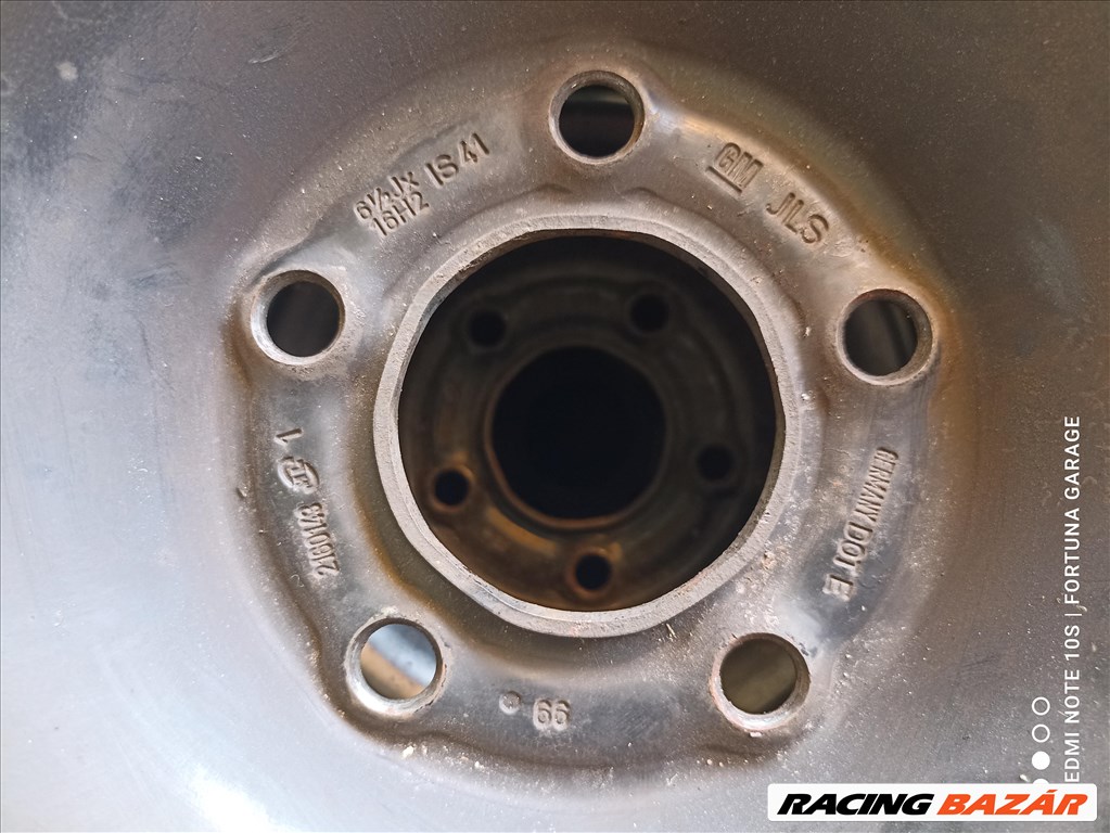 5x115 16" Opel használt lemezfelni garnitúra +TPMS (R433) 7. kép