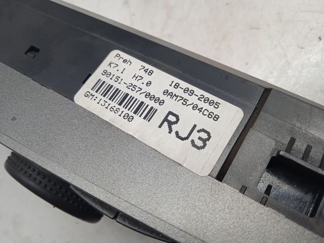 OPEL ZAFIRA B Fűtéskapcsoló (Nem klímás) 3. kép