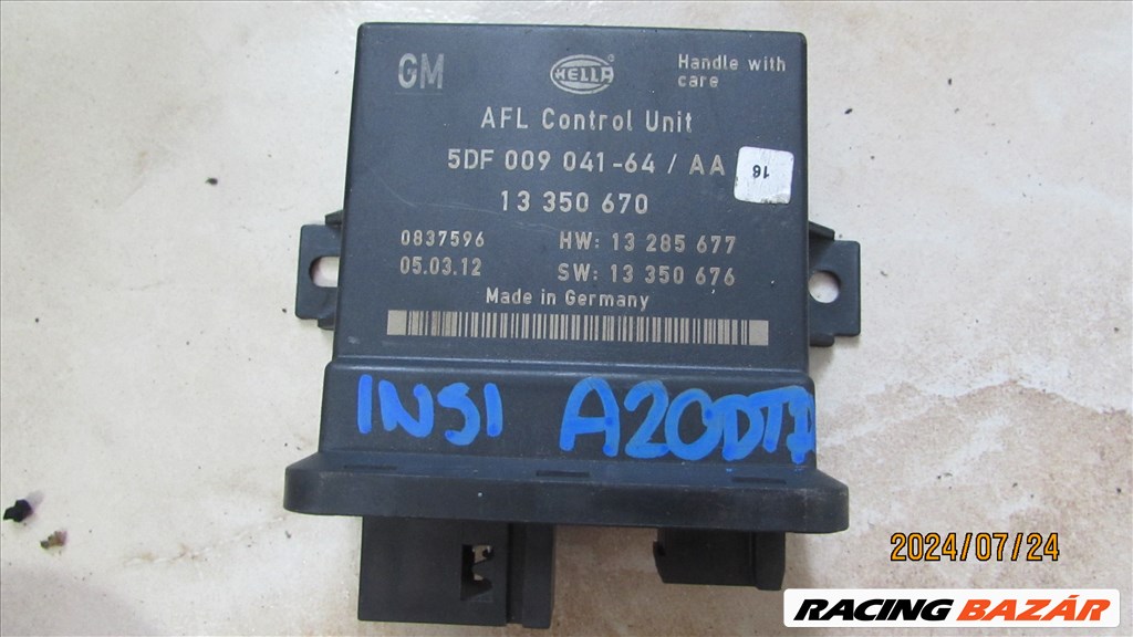 Opel Insignia A fényszóró elektronika 13350670 1. kép