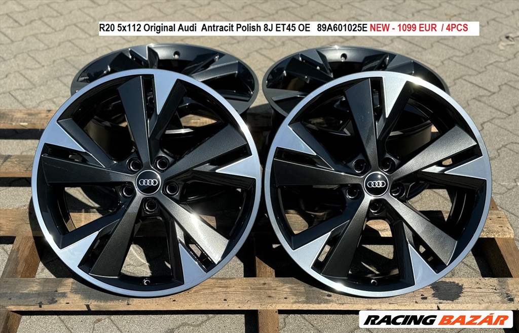 R20 5x112 Original Audi  8J ET45 SKODA KODIAQ VW TIGUAN CUPRA SEAT  1. kép