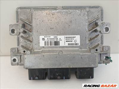 502951 Renault Clio 3, 2011, Motorvezérlő, Ecu, S120200105A, 8200522357, Continental.