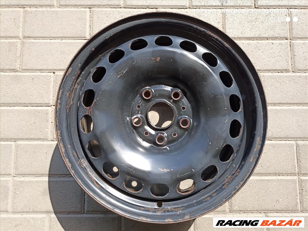 5x112 16" Volkswagen használt lemezfelni garnitúra (R446) 6. kép