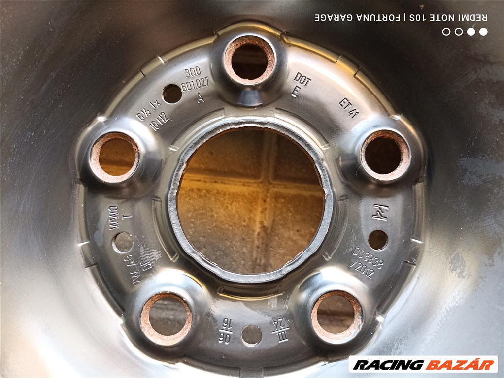 5x112 16" Volkswagen használt lemezfelni garnitúra (R446) 7. kép